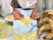 Croissant de queijo express: fácil de montar e fica pronto rapidinho para servir no lanche da tarde