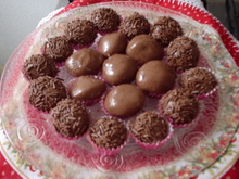 Bombom de leite em pó