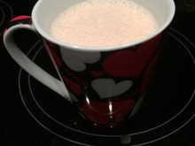 Shake de whey com banana