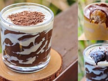 Se a textura do overnight oats te incomoda, experimente fazer dessa forma para ainda ter um lanche saudável e gostoso