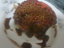 Pavê com geleia de morango com chocolate