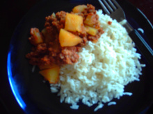 Carne moída na panela de pressão