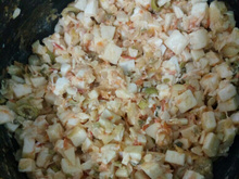 Recheio de palmito para pastelzinho ou risoles