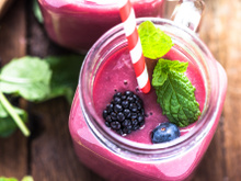 Smoothie de frutas vermelhas