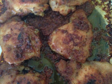 Frango assado com cerveja