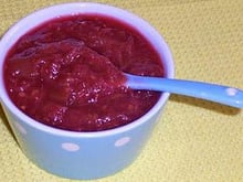Granita de framboesa