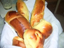 Pão caseiro da Iara