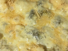 Brócolis e couve-flor gratinado