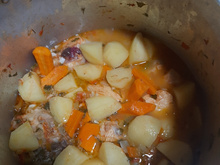 Frango cozido simples