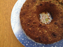 Bolo de aveia saudável