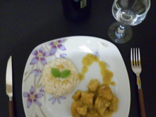 Frango ao curry