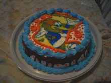 Bolo de aniversário sabor Prestígio