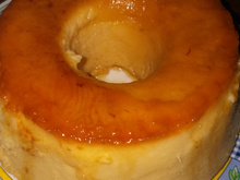 Pudim de leite condensado na pressão.