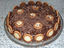 Torta de ricota com chocolate