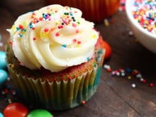 Cupcake colorido