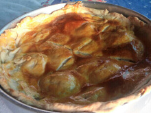 Torta de maçã americana