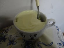 Bolo de limão de caneca