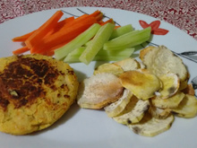 Hambúrguer de grão de bico