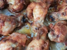 Asinhas de frango rápidas