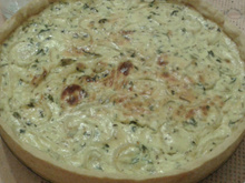Quiche fácil de cebola