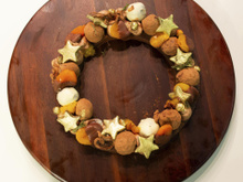 Guirlanda de Natal de Chocolate com Conhaque