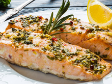 Filé de salmão ao forno facílimo