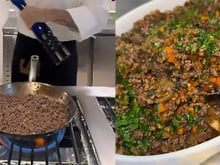 Minha carne moída ficou muito mais gostosa e suculenta depois que eu comecei a seguir as dicas desse chef