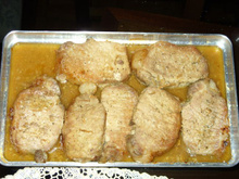 Lombo de porco ao molho de gengibre