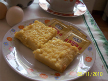 Bolo de fubá cremoso diet