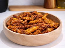 Fiz o salgadinho de macarrão na airfryer que está viralizando na internet e o resultado surpreendeu todo mundo aqui em casa!