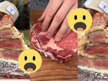 Bolo confeitado feito de CARNE? Essa receita bizarra viralizou na internet: você comeria?