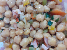 Salada de grão-de-bico