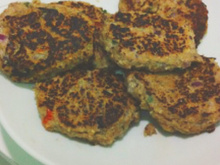 Bolinho de sardinha fitness