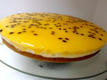Torta de maracujá