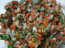 Vinagrete com salsinha