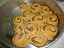 Pãezinhos de maçãs