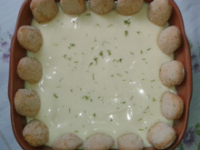 Mousse de limão com biscoito champagne