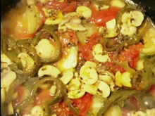 Peixe com legumes dieta Dukan