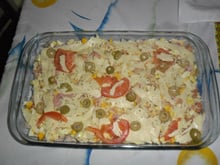 Pizza de pão de forma cremosa
