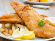 Peixe empanado na airfryer