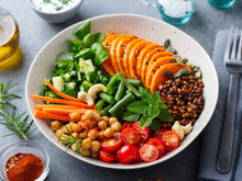 Como montar um prato vegetariano equilibrado