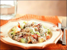 Salada árabe de sardinha