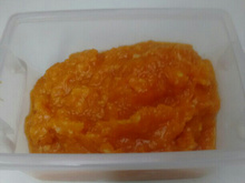 Doce de abóbora com coco na pressão