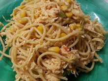 Macarrão fit de frango