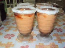 Creme de papaya com cassis