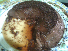 Pudim de chocolate