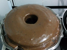Bolo simples de chocolate com Licor Amarula