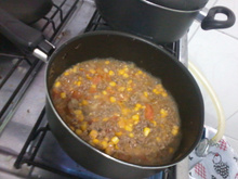 Carne moída saborosa