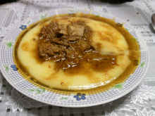 Polenta de panela de pressão