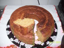 Bolo de maçã com canela